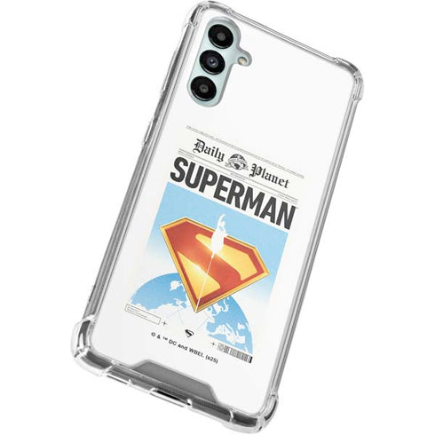 Superman 2025 Daily Planet Superman Cover Galaxy A15 5G Clear Case